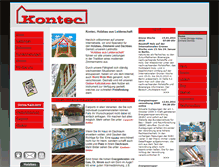 Tablet Screenshot of kontec-montage.de